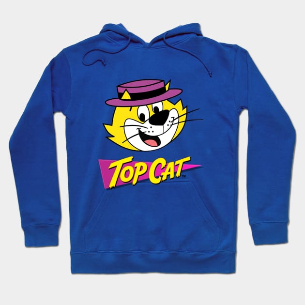 Top Cat  1960s  gang of low-life cats with their charismatic Leader, Top Cat Hoodie by CS77